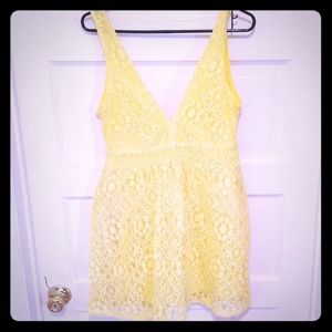 Lace plunge Dress